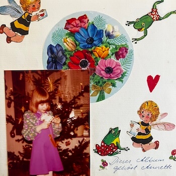 Poesiealbum ausschnitt von Annette Basmann